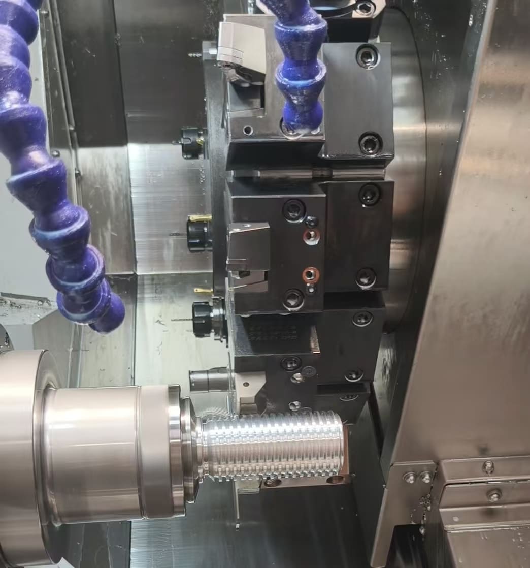 CNC milling machine processing custom precision aluminum spare parts for aerospace, EV and industrial equipment