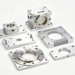 aluminum CNC machining semiconductor equipment custom components